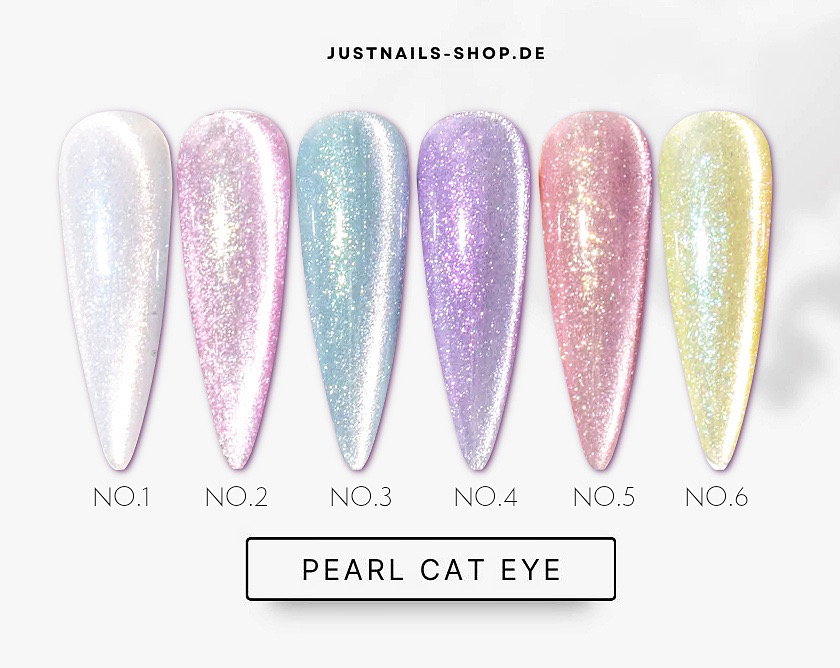 JUSTNAILS Geelilakka Pearl Pastell Cat Eye NO. 4