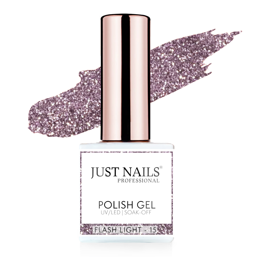 JUSTNAILS Geelilakka FLASH LIGHT 15