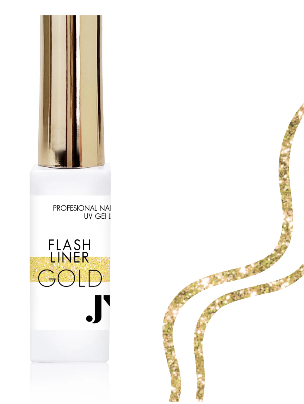 JUSTNAILS Liner NAILART Gel FLASH GOLD