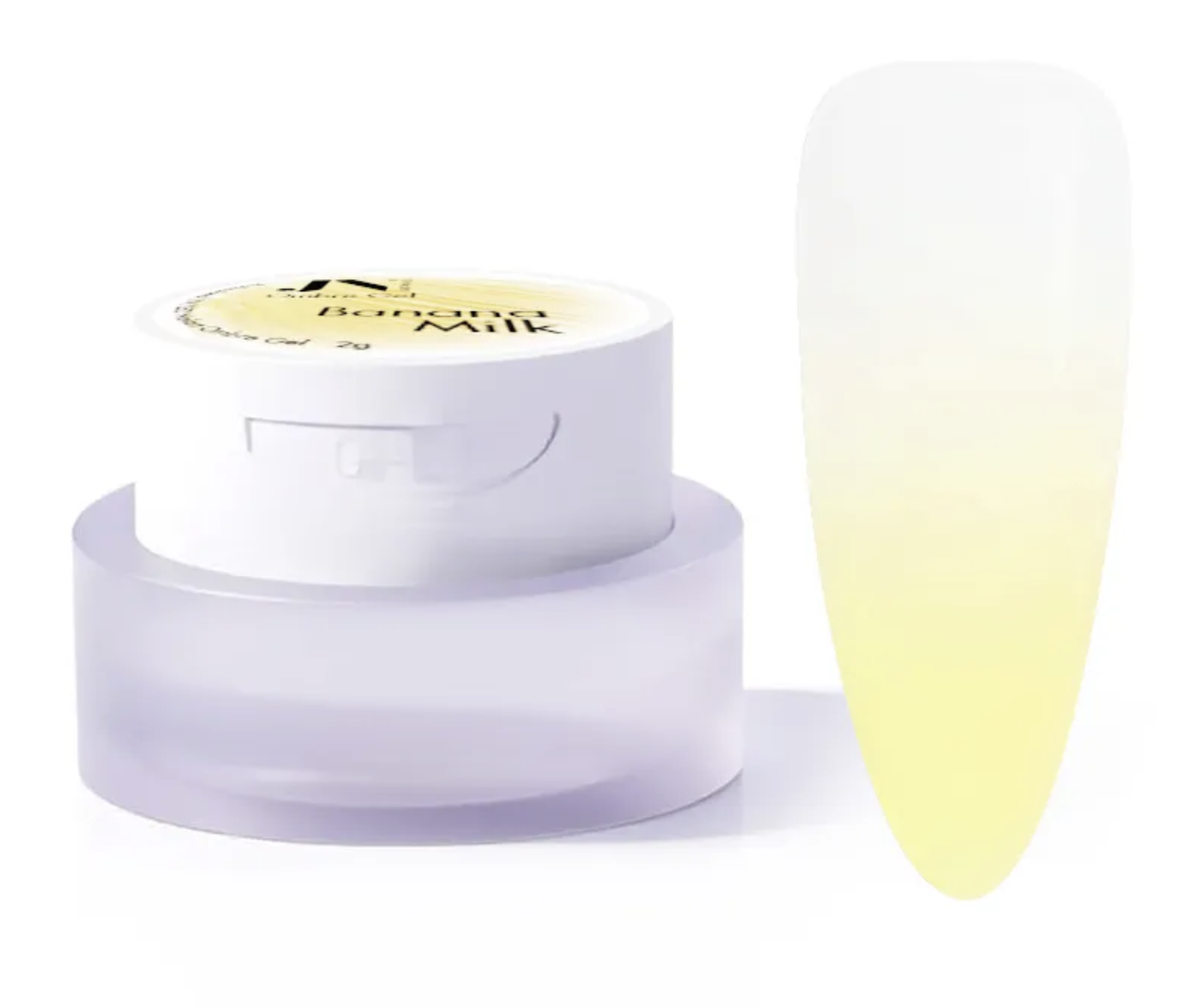 JUSTNAILS Ombre geeli BANANA MILK