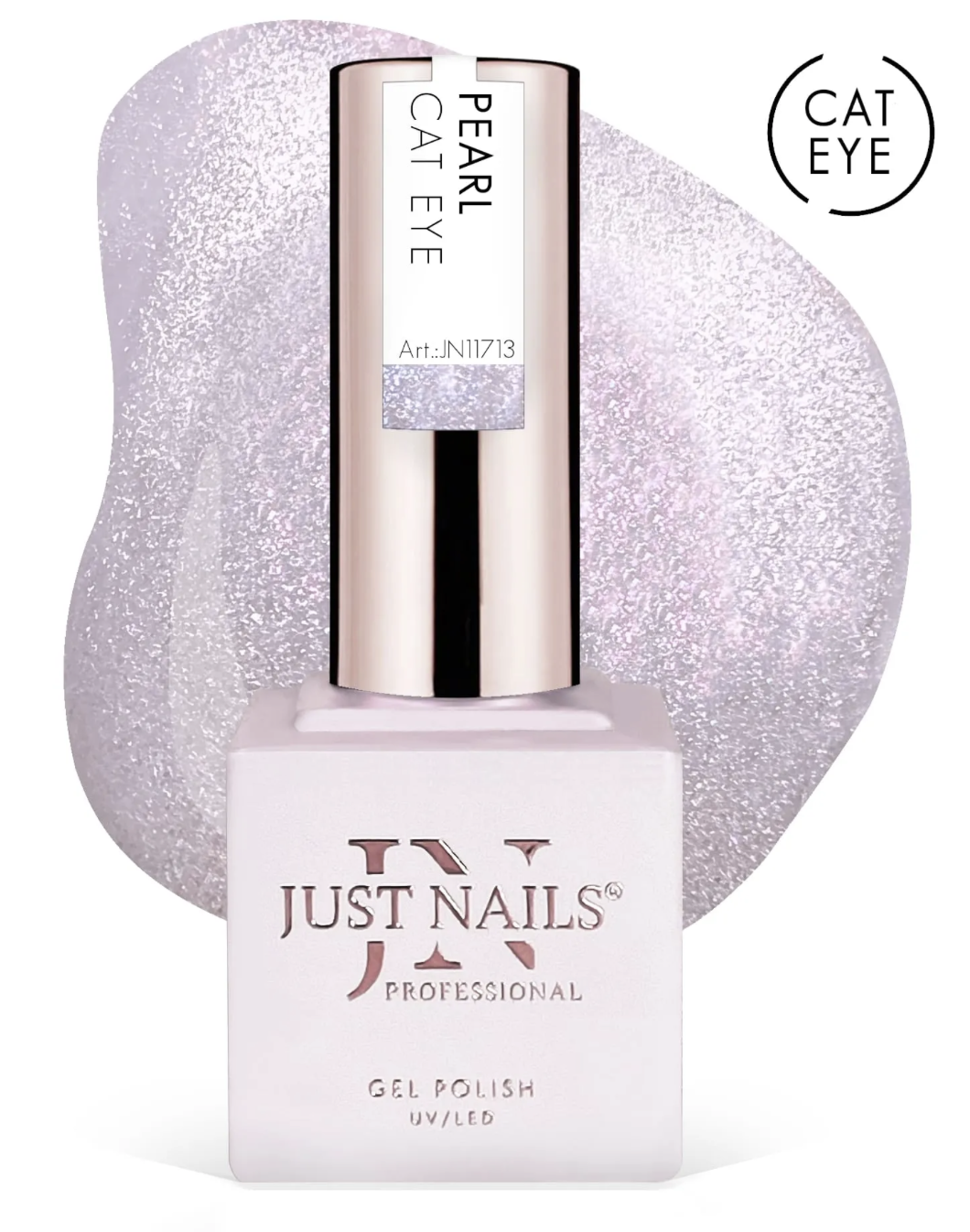 JUSTNAILS Geelilakka Pearl Pastell Cat Eye NO. 2