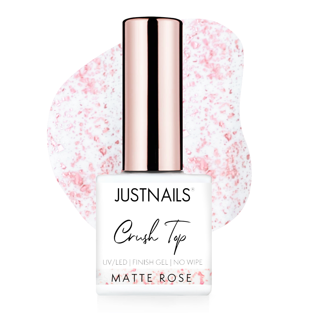 JUSTNAILS Crush Finish no Wipe MATTE ROSE