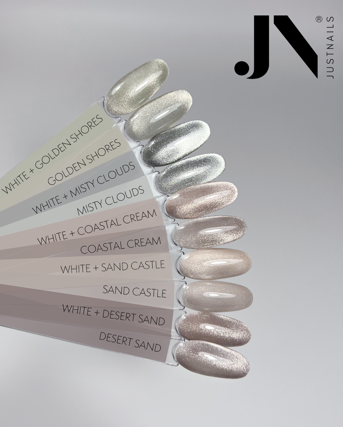 JUSTNAILS Geelilakka 5D Cat Eye SAND CASTLE