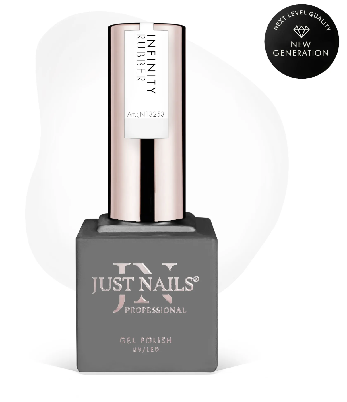 JUSTNAILS Rubber Gel INFINITY BASE - MILKY LINEN