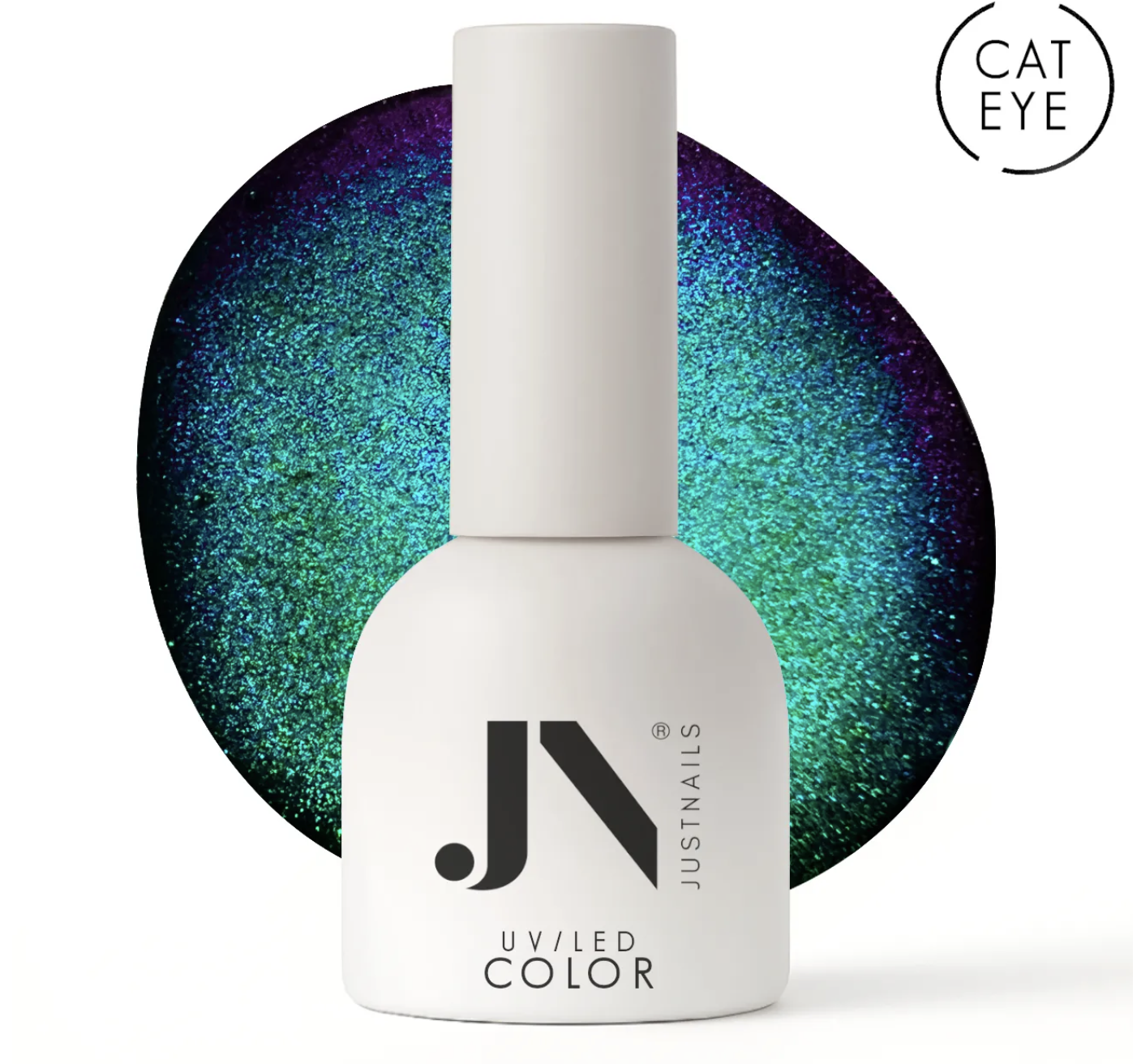 JUSTNAILS Geelilakka 5D Cat Eye GRIFFIN GREEN