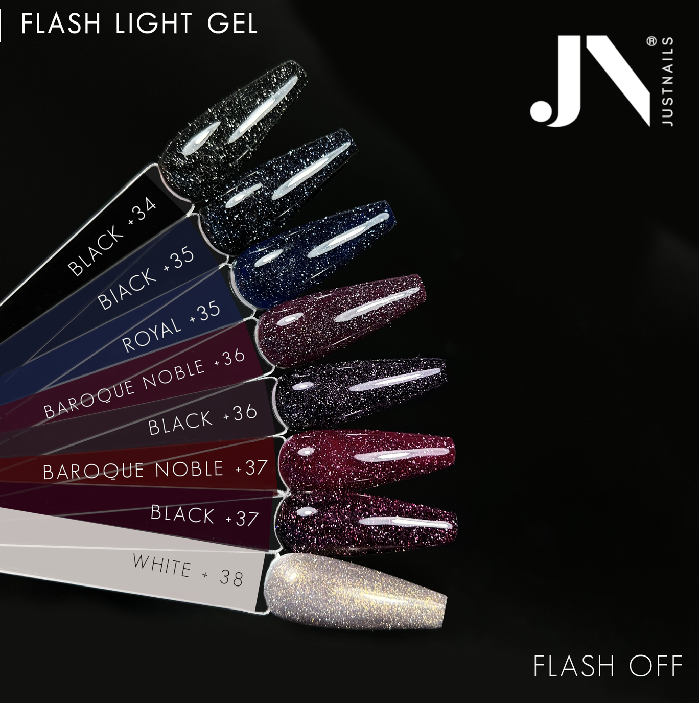 JUSTNAILS Geelilakka FLASH LIGHT 35