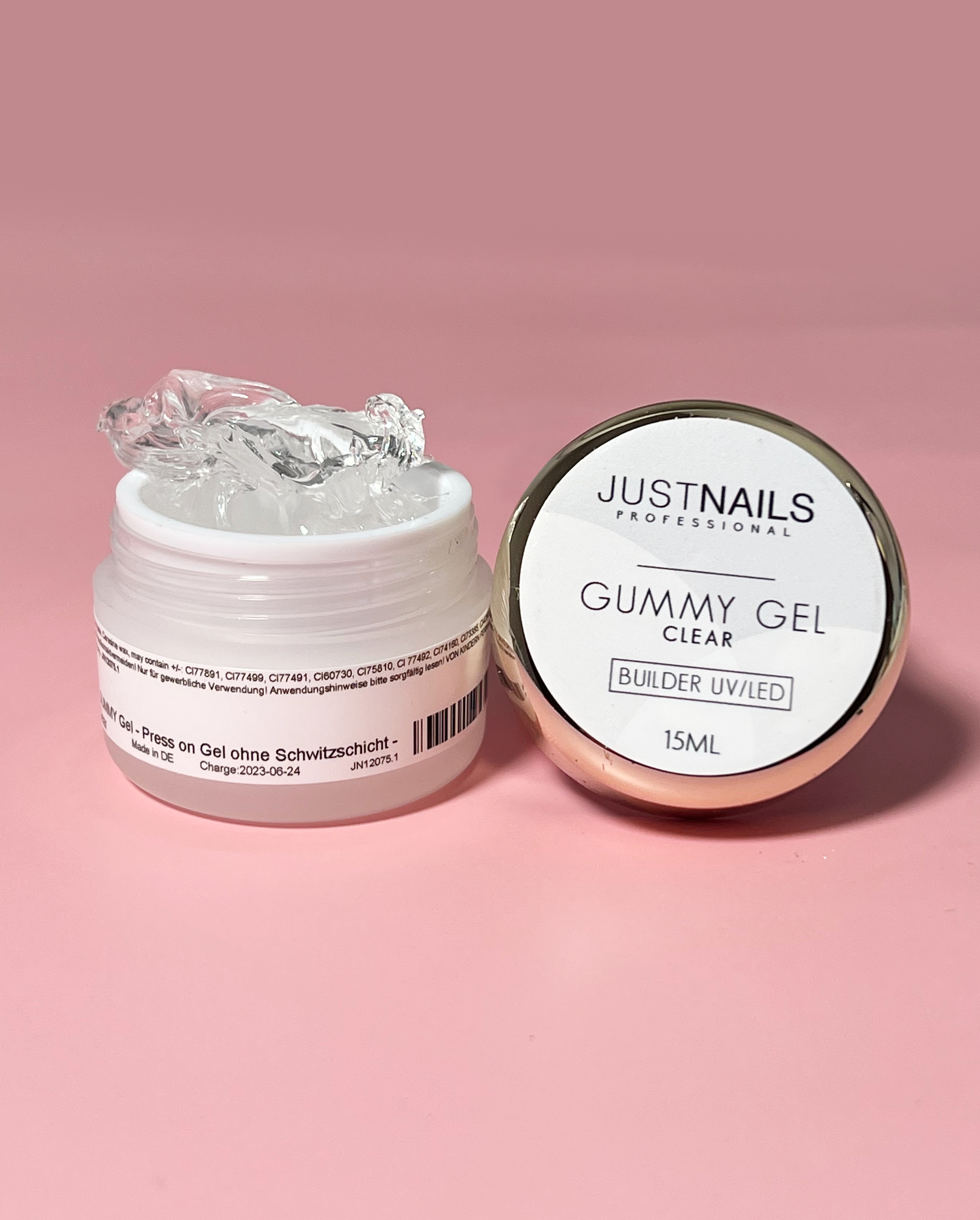 JUSTNAILS GUMMY Gel CLEAR