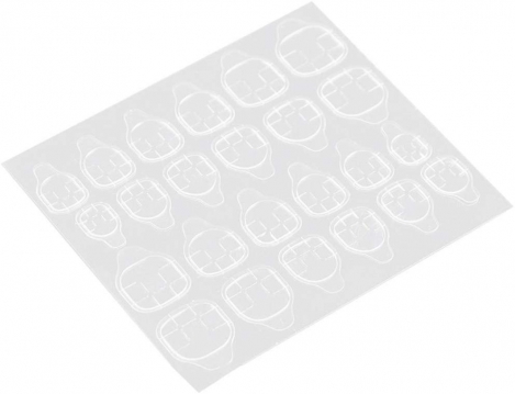 JUSTNAILS JUST PRESS Double sided nail glue pads for Press On Nails