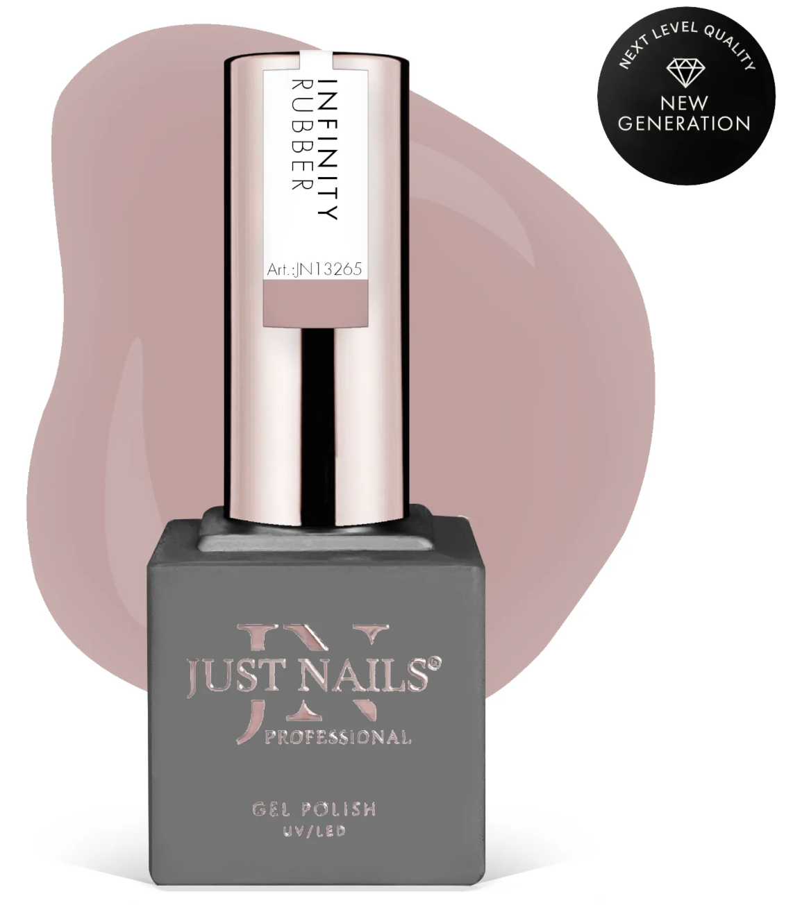 JUSTNAILS INFINITY™ Rubber Gel Base - SEPIA MUSE