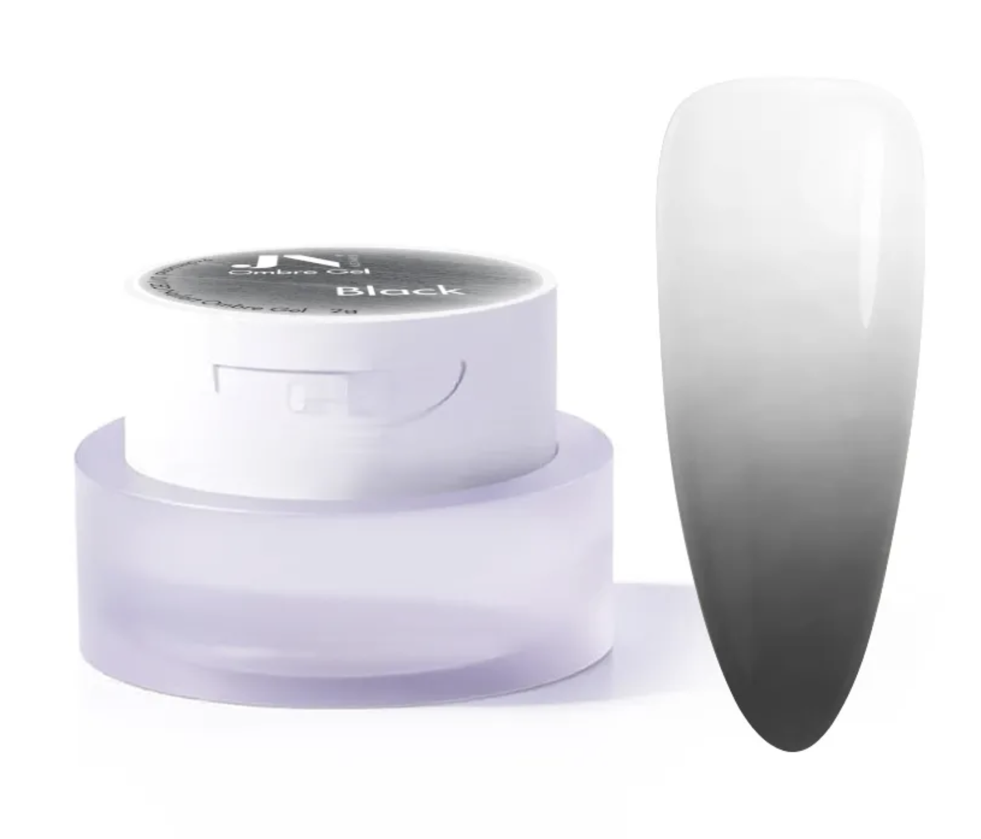 JUSTNAILS Ombre geeli BLACK