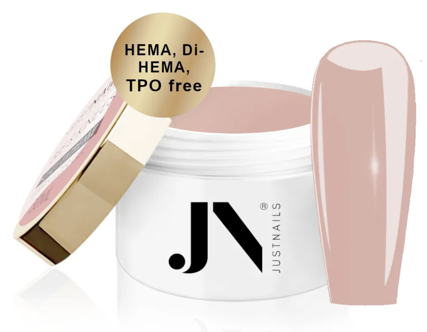 JUSTNAILS PRO Honey CREAM Builder ALMOND BUTTER