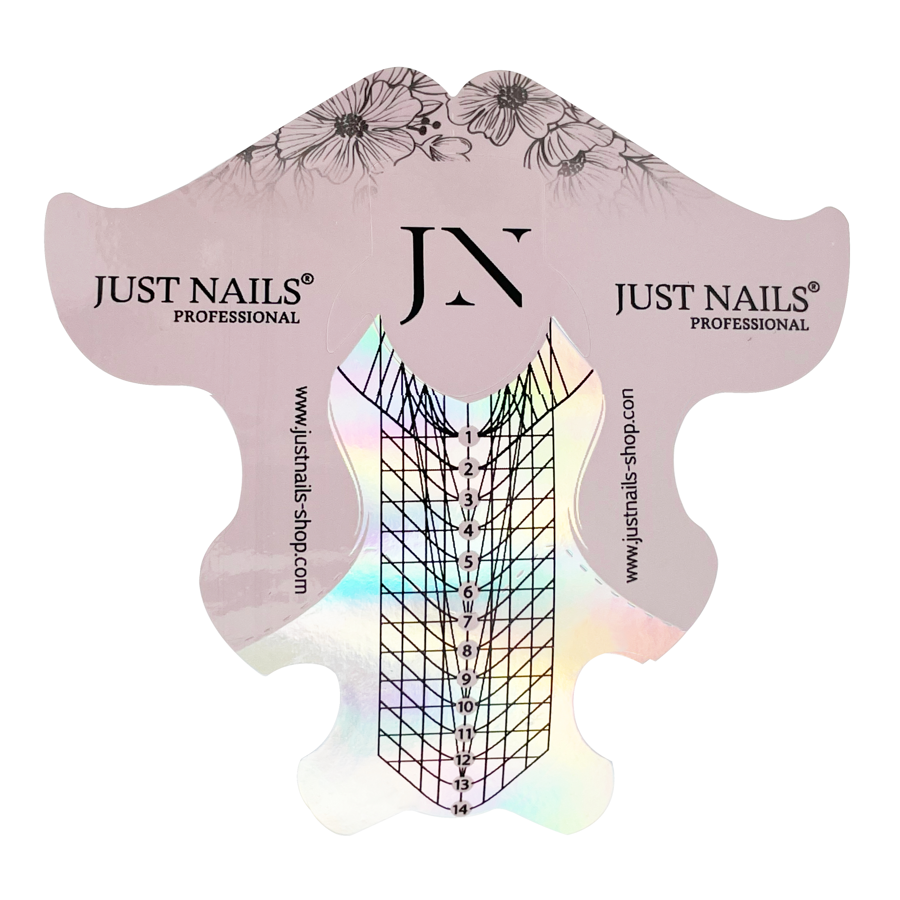 JUSTNAILS Pitkä muotti 500kpl