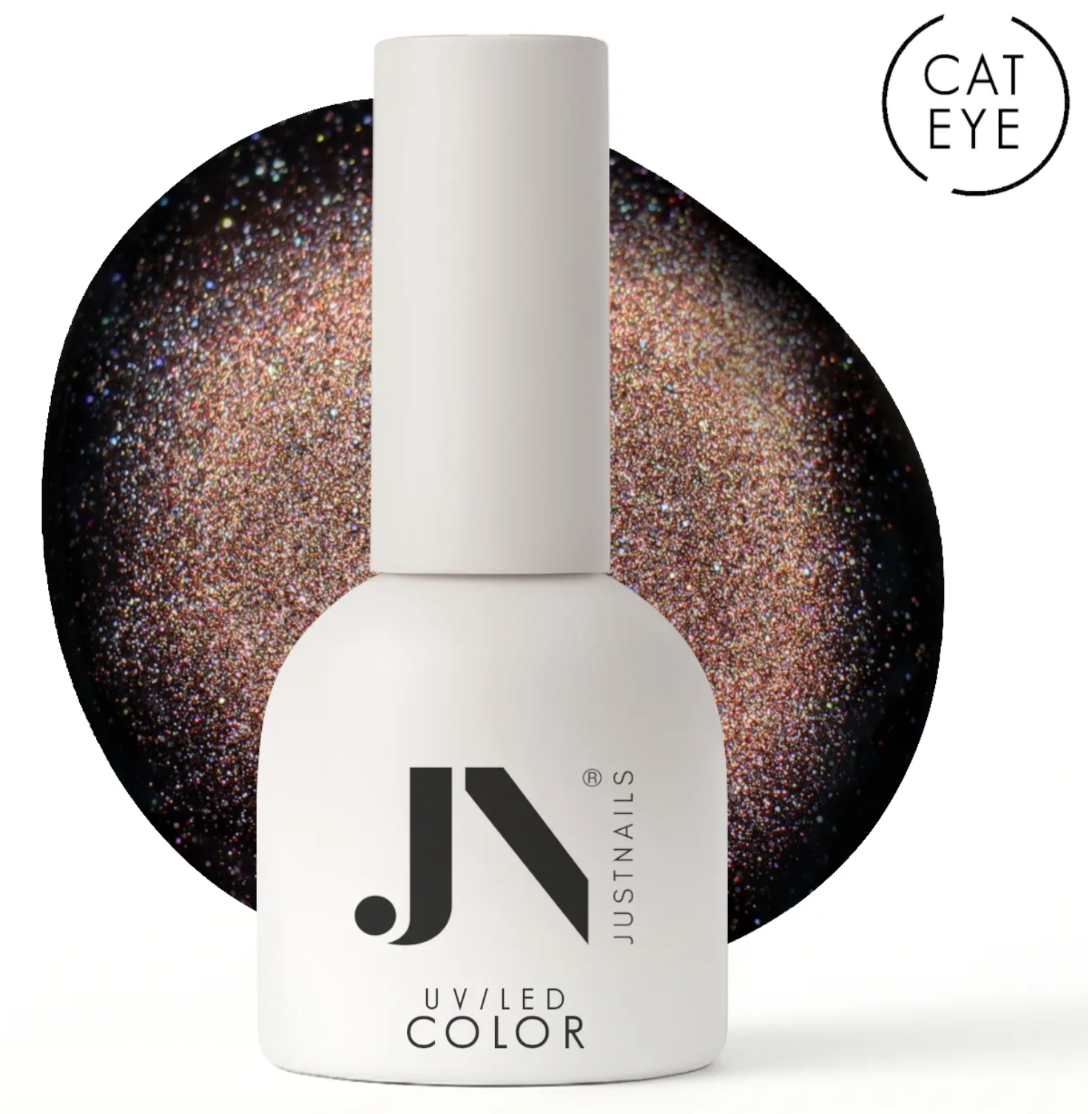 JUSTNAILS Geelilakka 5D Cat Eye IN PROGRESS