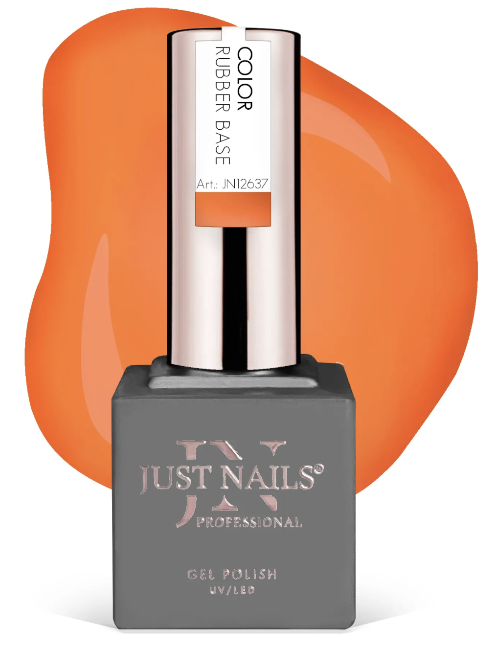 JUSTNAILS Cover RUBBER Base PAPAYA GLOW