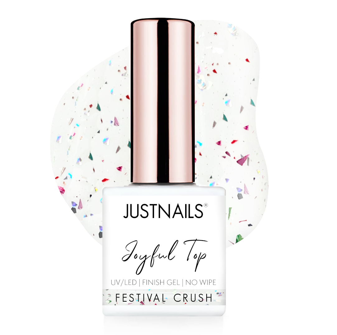 JUSTNAILS Joyful Finish no Wipe FESTIVAL CRUSH