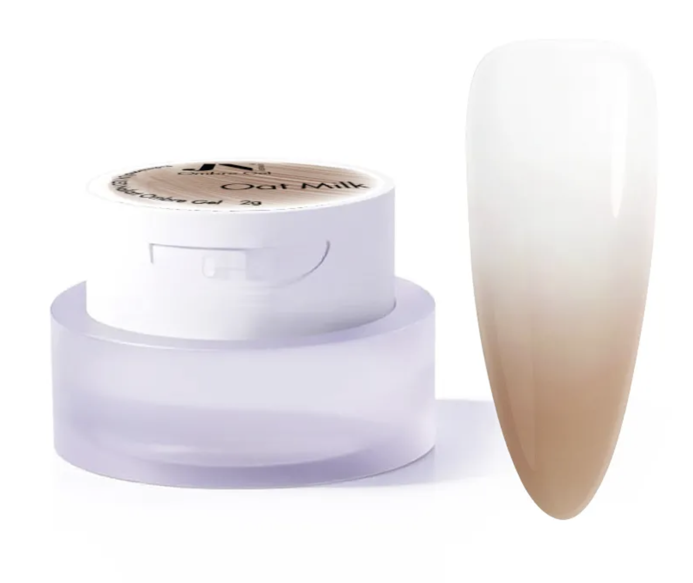 JUSTNAILS Ombre geeli OAT MILK