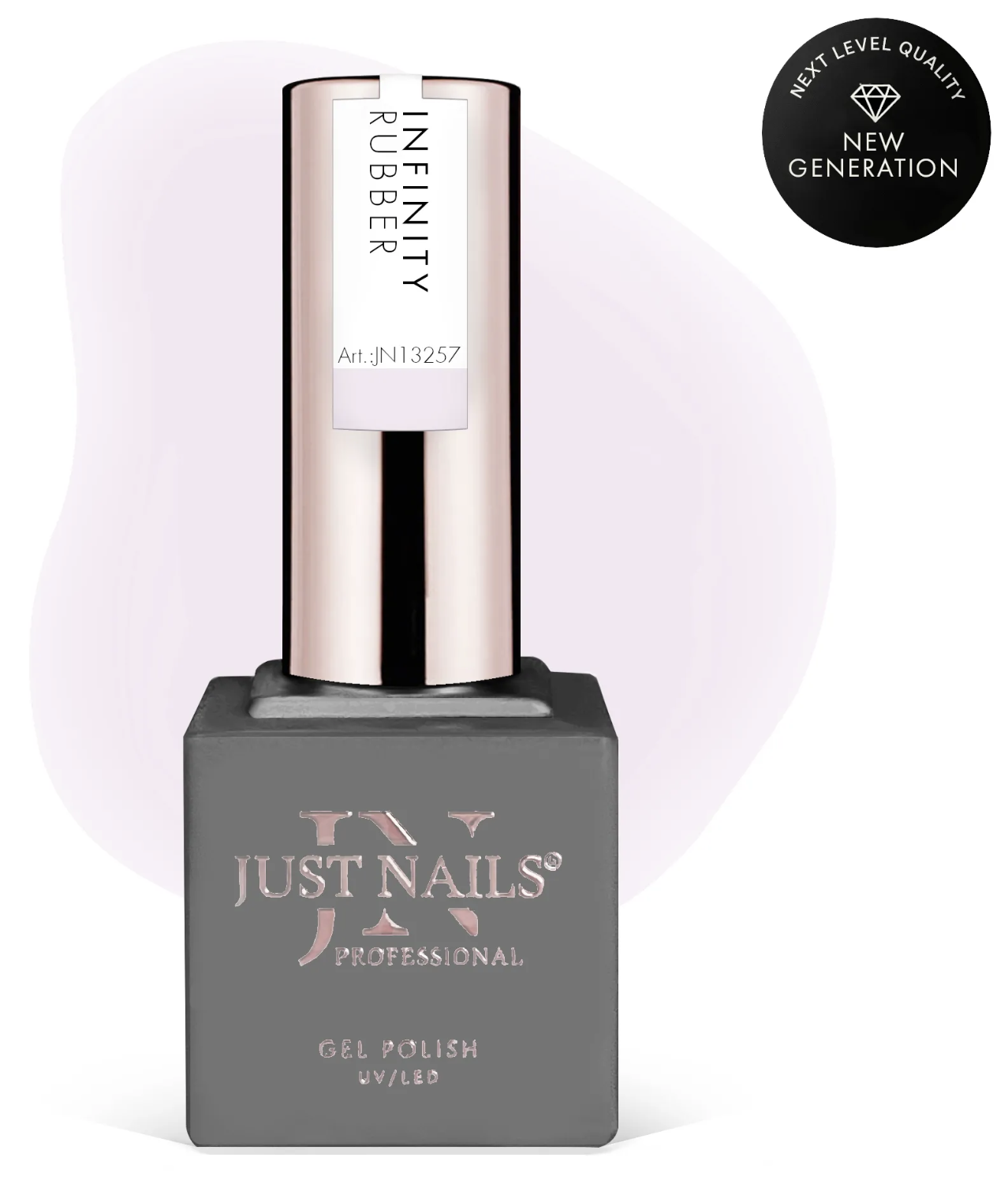 JUSTNAILS Rubber Gel INFINITY BASE - GLOWMANCE