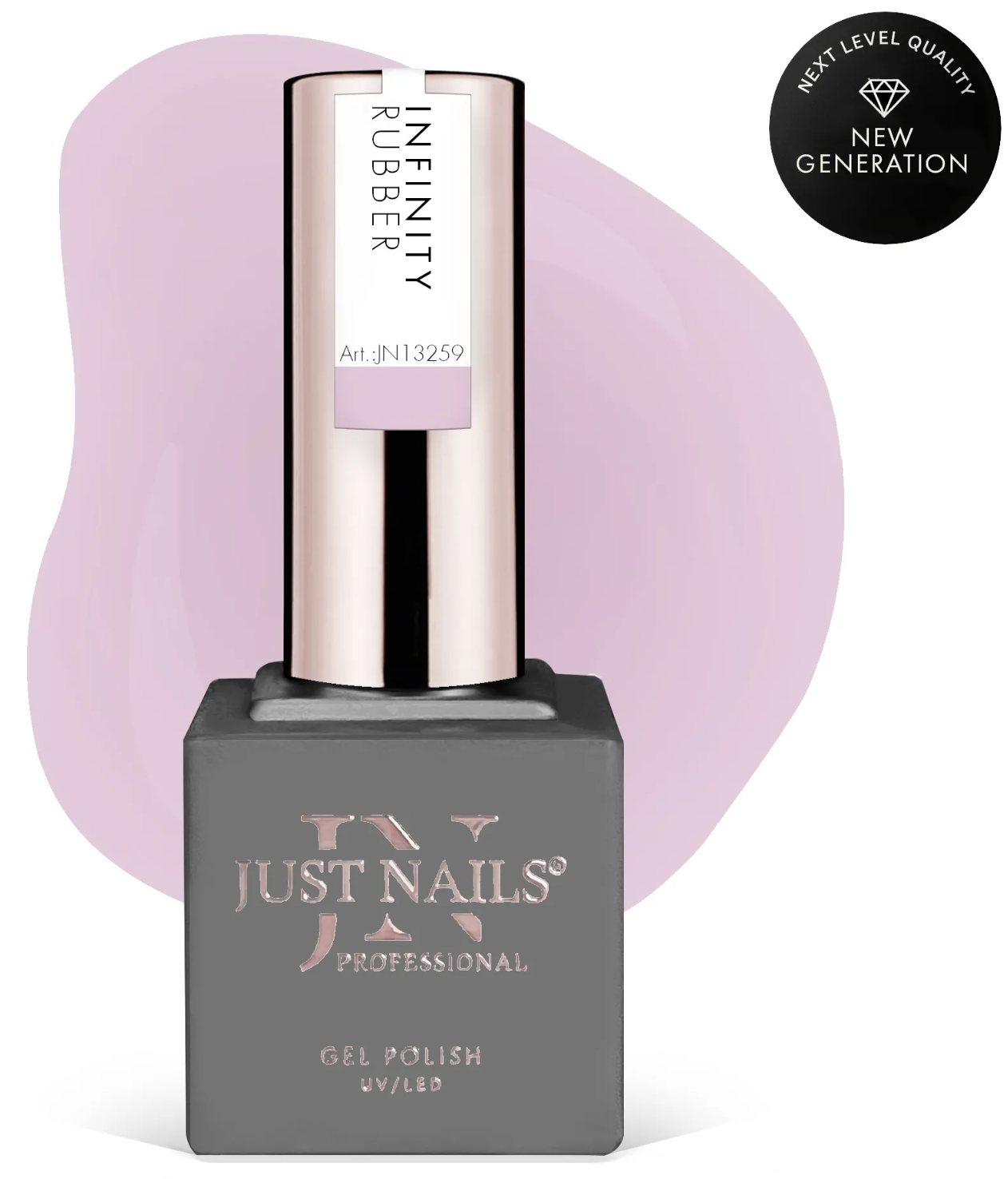 JUSTNAILS Rubber Gel INFINITY BASE - CELESTE BLOOM