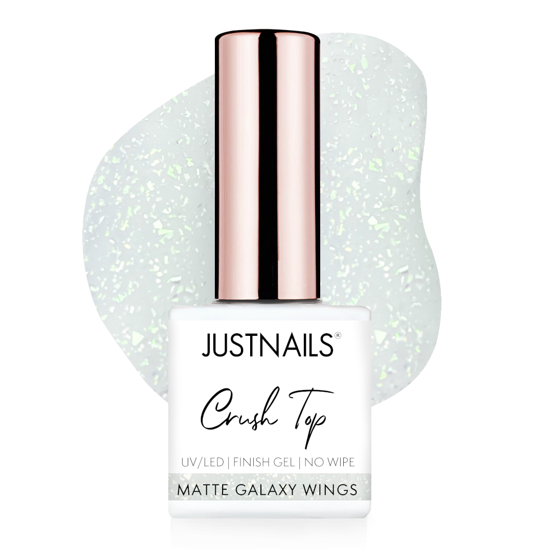 JUSTNAILS Crush Finish no Wipe MATTE GALAXY WINGS