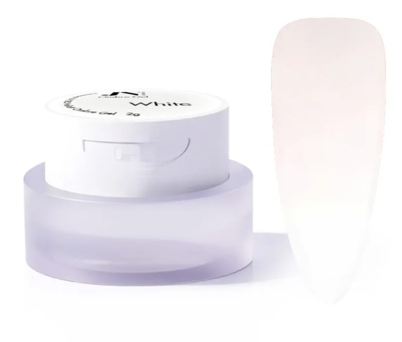 JUSTNAILS Ombre geeli WHITE 