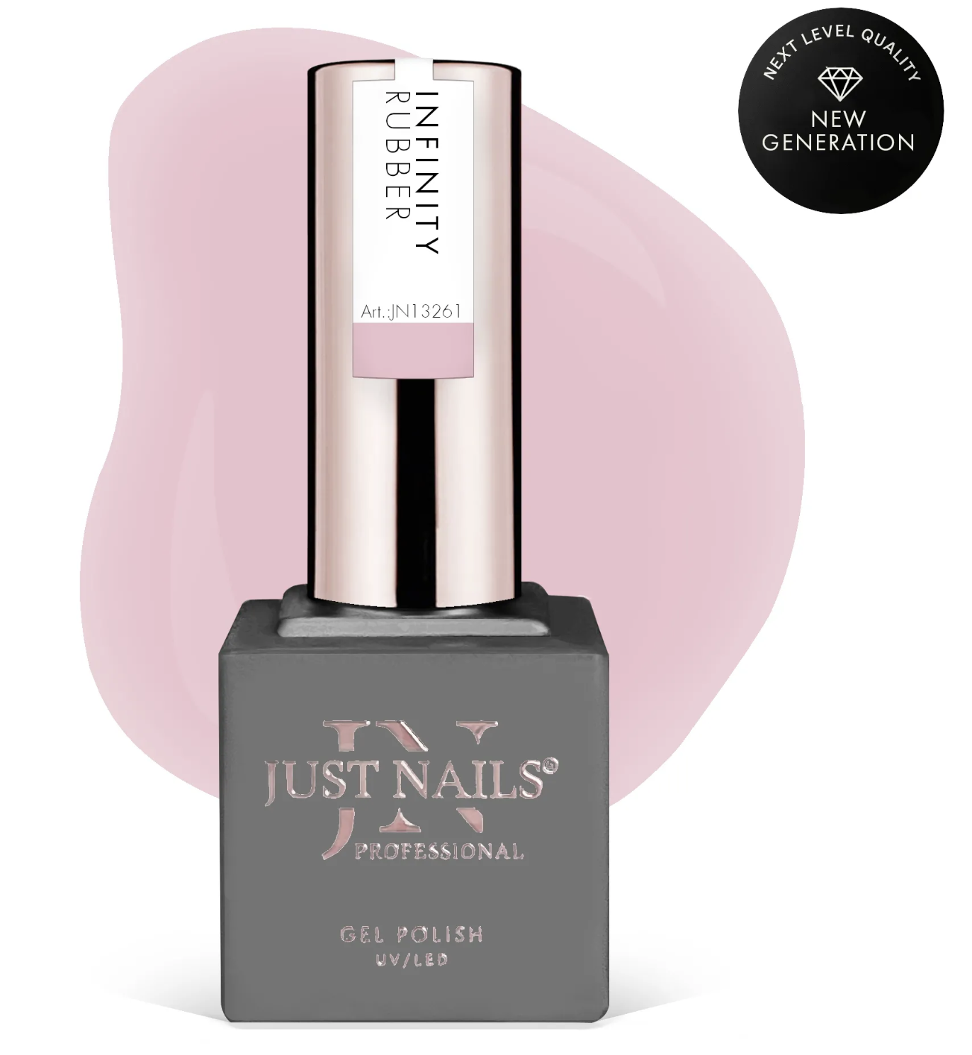 JUSTNAILS Rubber Gel INFINITY BASE - DREAM FILTER