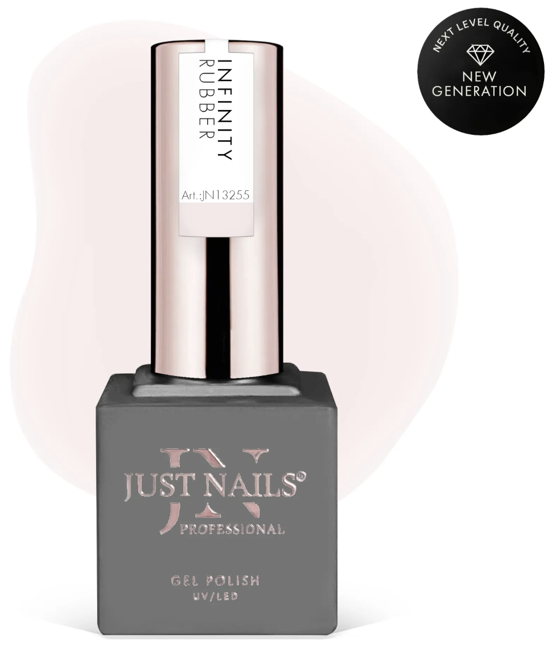 JUSTNAILS Rubber Gel INFINITY BASE - VANILLA SKY