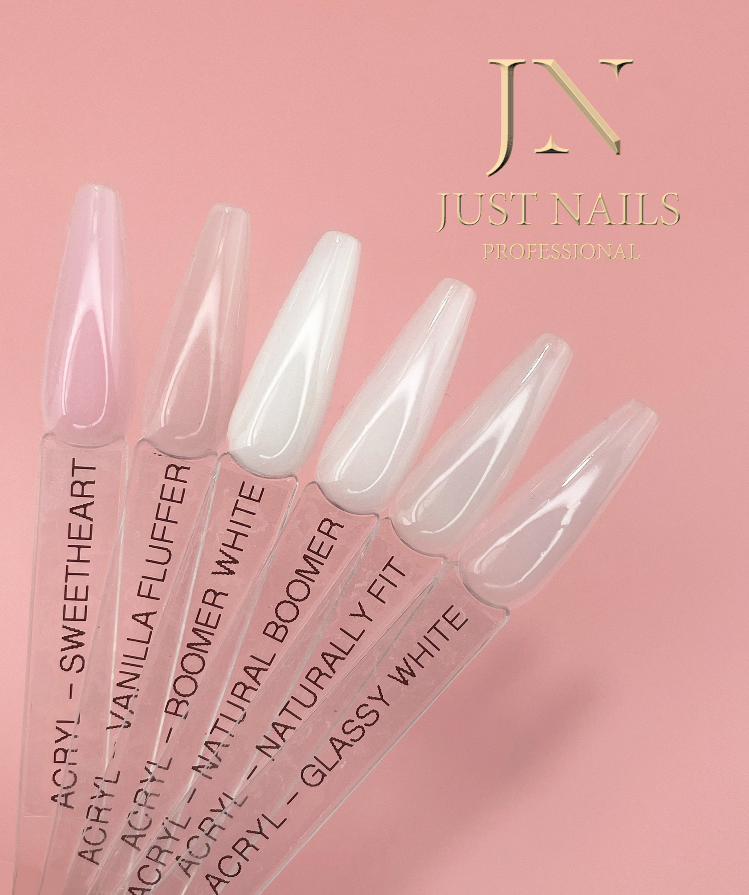 JUSTNAILS Premium Acryl BOOMER WHITE