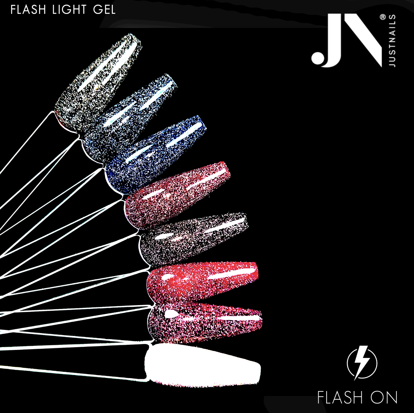 JUSTNAILS Geelilakka FLASH LIGHT 35