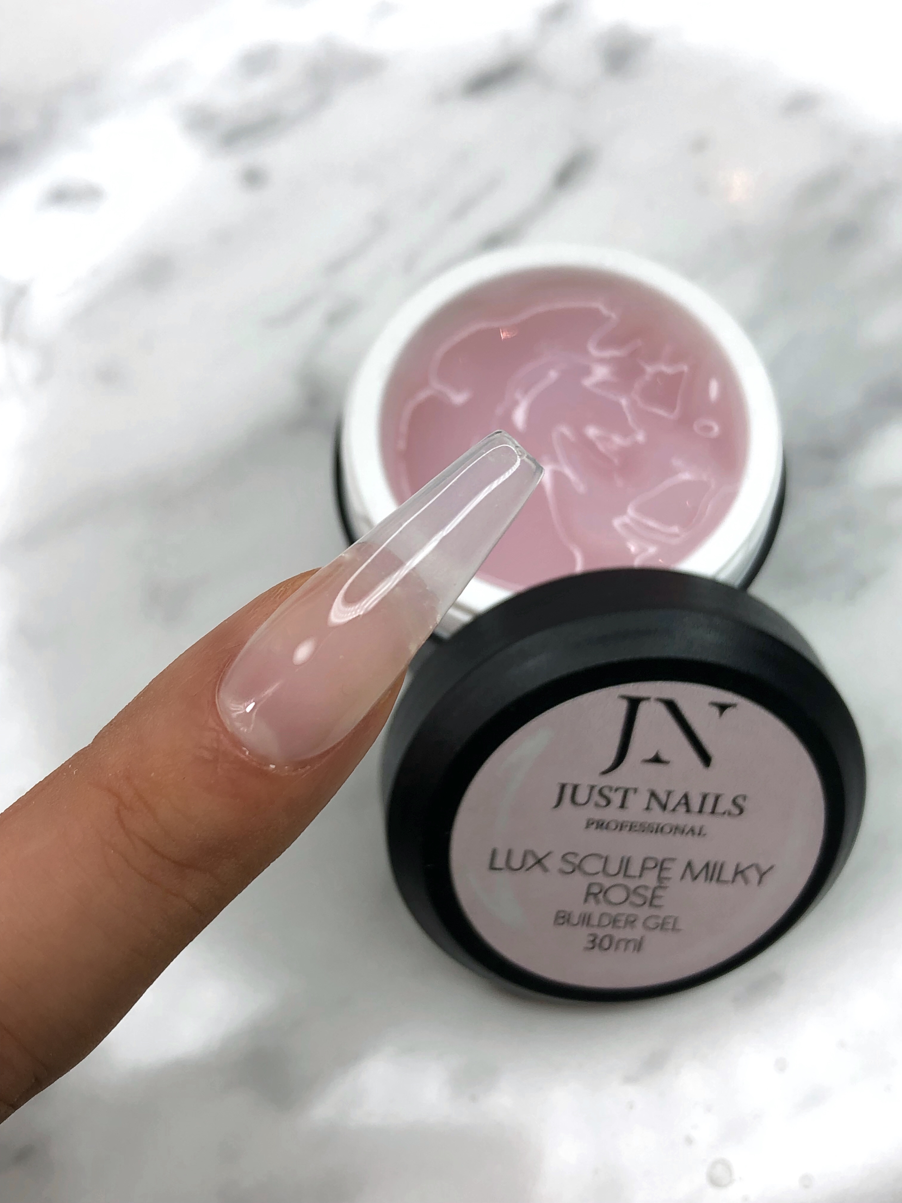 JUSTNAILS 1- Phasen-Gel Premium LUX Sculpe Milky Rose