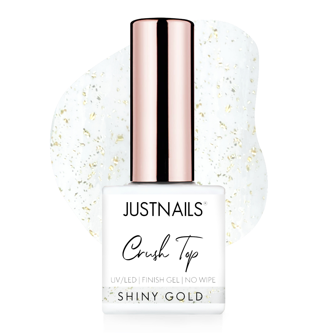 JUSTNAILS Crush Finish no Wipe SHINY GOLD