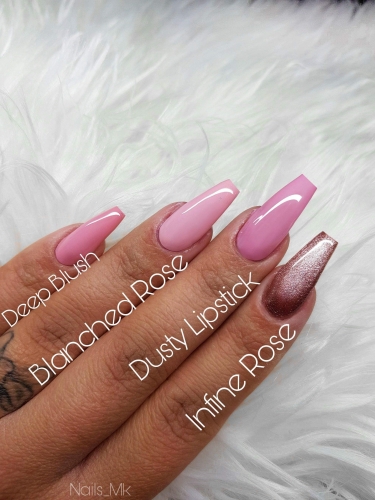 JUSTNAILS Värigeeli BLANCHED ROSE