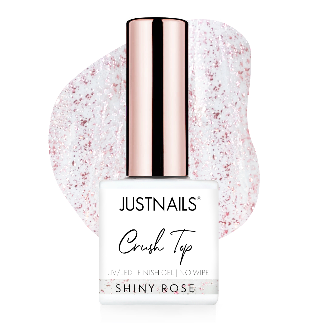 JUSTNAILS Crush Finish no Wipe SHINY ROSE